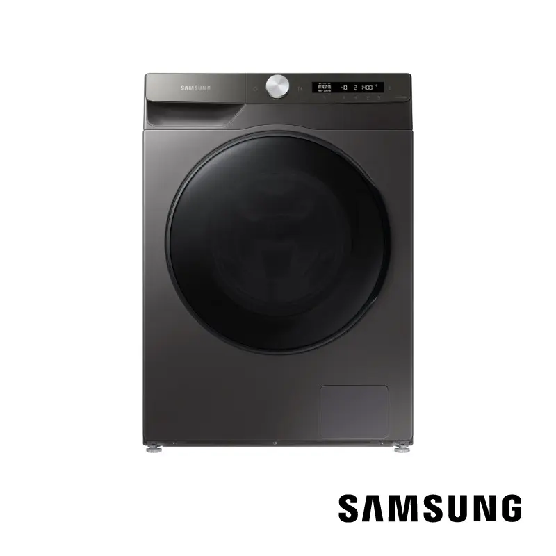 SAMSUNG12KG蒸洗脫烘滾筒洗衣機灰  WD12T504DBN/TW