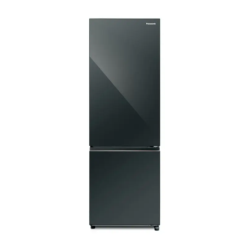 Panasonic 325L二門無邊框鏡面玻璃冰箱-黑  NR-B331VG-X1