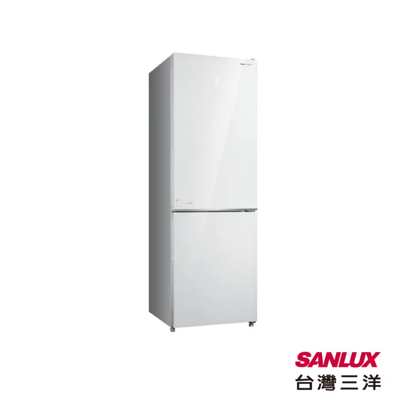 台灣三洋325L采晶雙門下冷凍變頻電冰箱  SR-V350BF