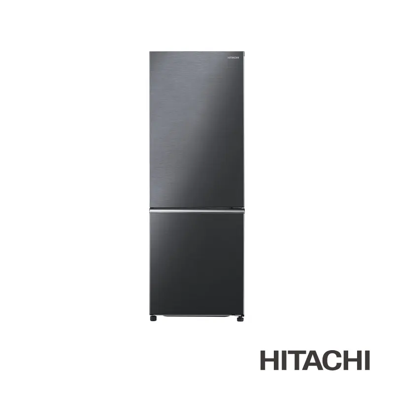 日立雙門275L下冷凍冰箱-   星燦灰  HRBN5303MFBBKTW